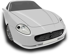 white car 